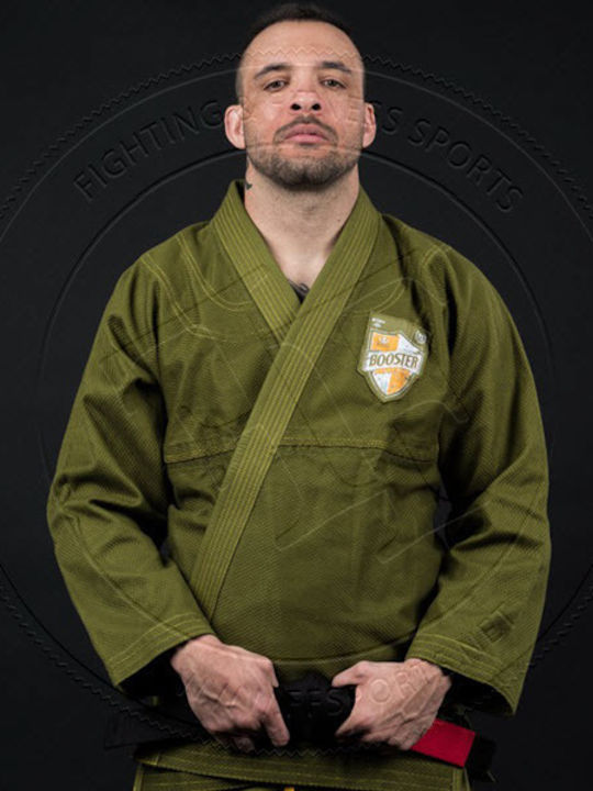 Booster Men's Brazilian Jiu Jitsu Jacket Green