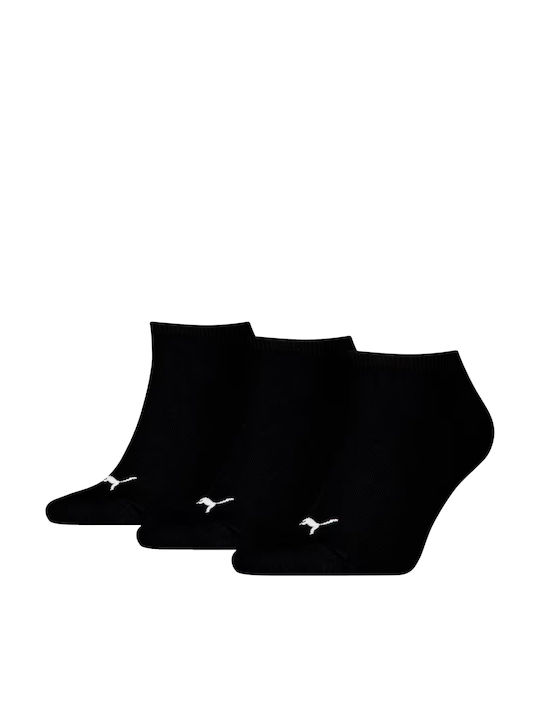 PUMA Αθλητικές Κάλτσες Μαύρες 3 Ζεύγη