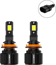 Nighteye Λάμπες H11 / H8 / H9 / H16 LED Ψυχρό Λευκό 2τμχ Nighteye Λάμπες H11 / H8 / H9 / H16 LED Ψυχρό Λευκό 2τμχ