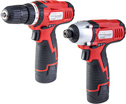 Raider 030158 Κρουστικό Δραπανοκατσάβιδο 12V 2x1.5Ah Raider 030158 Κρουστικό Δραπανοκατσάβιδο 12V 2x1.5Ah