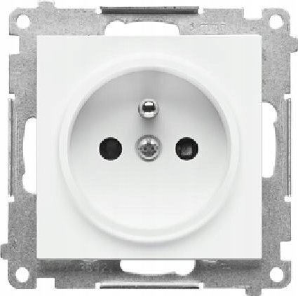 Kontakt-Simon Single Walled Power Socket Waterproof White