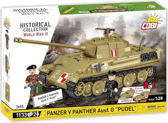 Cobi Bausteine Panzer V Panther G Pudel 1133Stück