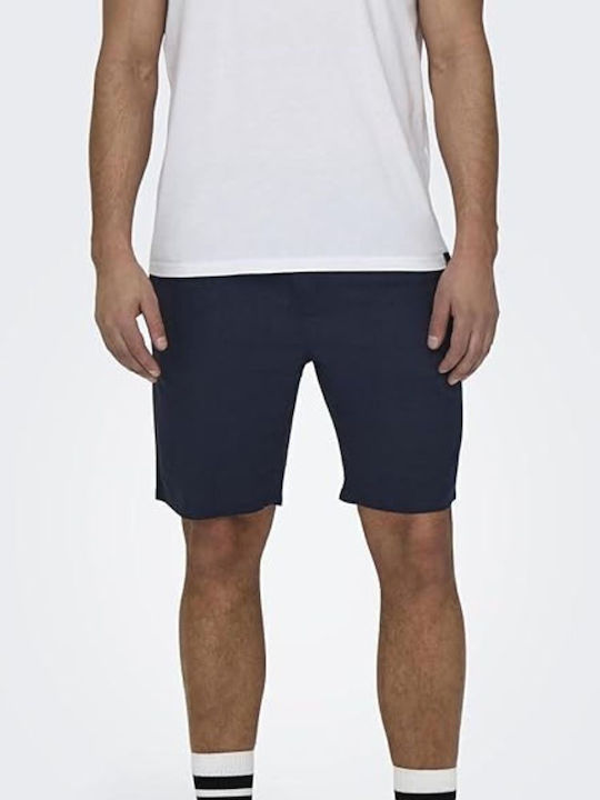 Ανδρική Βερμούδα Chino Dark Navy
