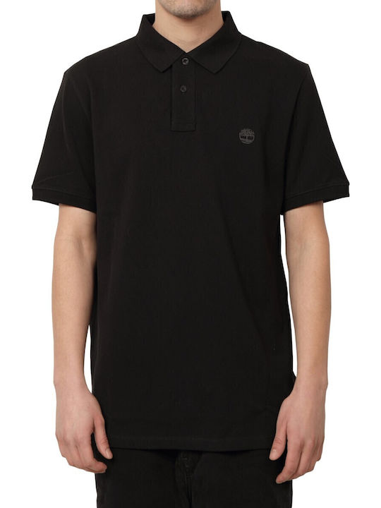 Timberland River Polo Μπλούζα Κοντομάνικη Μαυρο