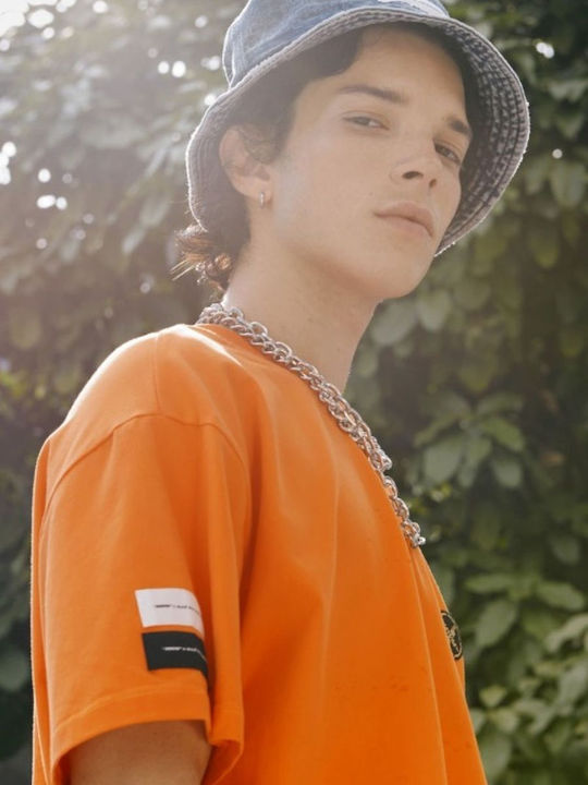 Mod Wave Movement T-Shirt Orange
