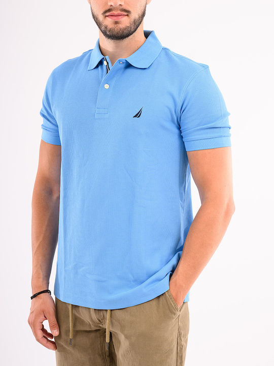 Polo Short Sleeve Light Blue Blouse