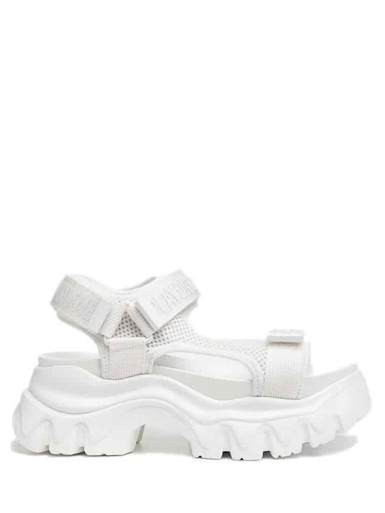 Juyce Women's Flat Sandals Sporty in White Color
