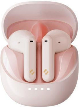 Havit E9 Standard In-ear Bluetooth Handsfree Ακουστικά με Θήκη Φόρτισης Ροζ