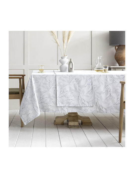 Nima Florelia Towel from 100% Cotton in Gray Color 42x42cm 4pcs