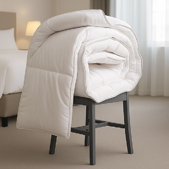 Πάπλωμα Ξενοδοχείου Λευκό King Size 260x240εκ. Microfiber 4τμχ