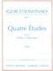 Strawinsky Vier Studien Nr. 4 in Fis-Dur