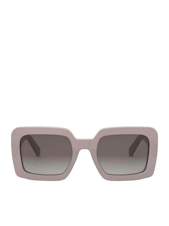 Celine Women's Sunglasses with Pink Plastic Fra...
