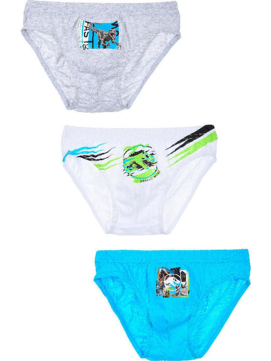 Superheroes Kids' Set with Briefs Blue 3pcs