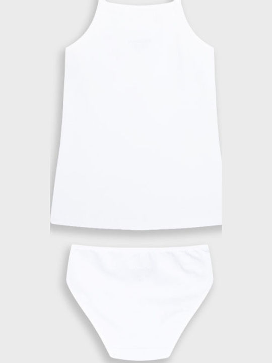 Energiers Kids' Set Brief with Undershirt White