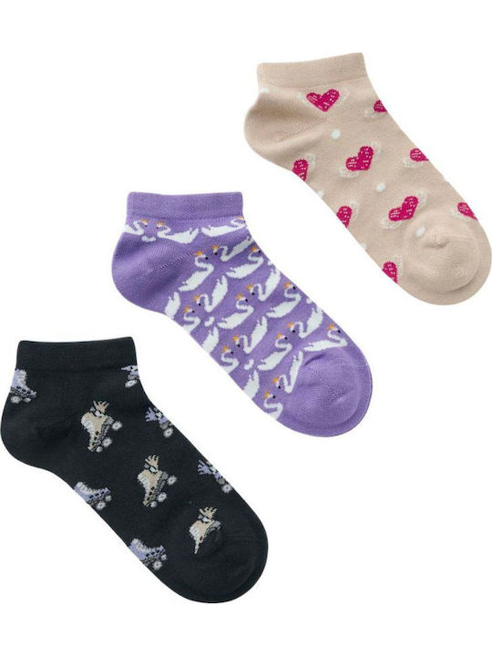 Walk Детски къси чорапи Multicolor 3 Чифта