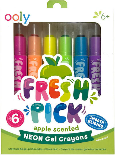 Fresh Pick Scented Crayons Apple Set 6