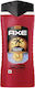Axe Axe Schaumbad in Gel für Herren & Duft Tropische Früchte 400ml