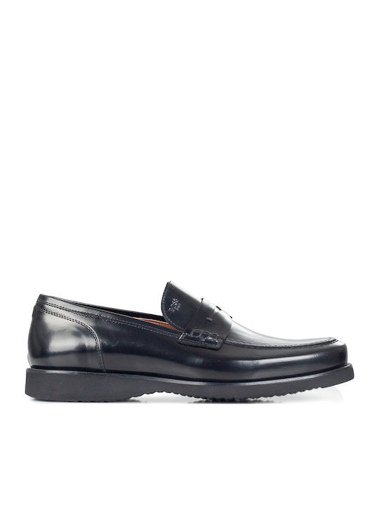 Boss Shoes Ανδρικά Μοκασίνια σε Μαύρο Χρώμα
