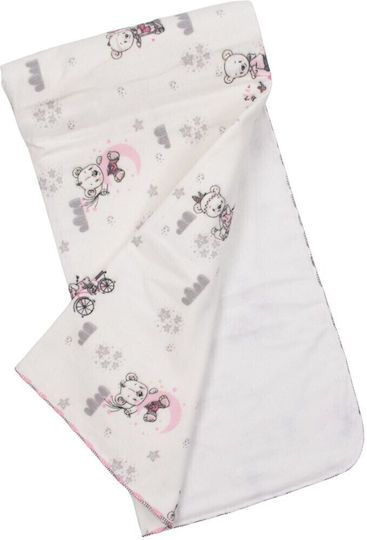 Kamtex Baby Swaddle Wrap Pink 100x100cm.