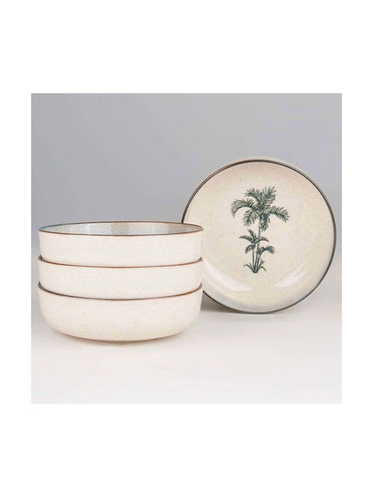 Hermia Cereal Serving Bowl Round Made of Porcelain 4pcs 8684283683963
