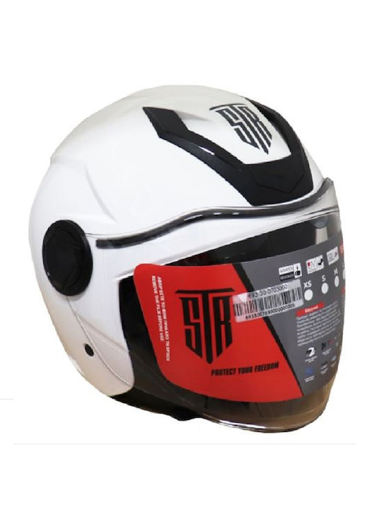 STR Motorradhelm Jet ECE 22.06