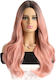 Smd Lust Angels Wig Series Synthetic Butterfly Pink Wig Συνθετική Ροζ Περούκα Wavy Pink