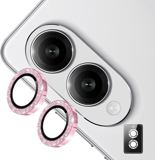 Samsung Galaxy S25 Edge 5G Enkay Camera Protection Rings Pink