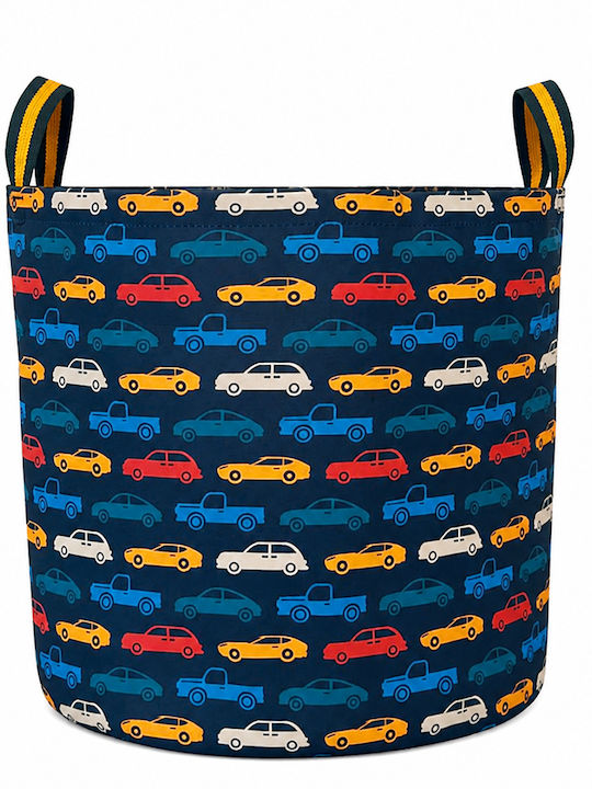 The Toy Bin Children's Folding Storage Basket made of Fabric Multicolour 45x45x50cm 1pcs