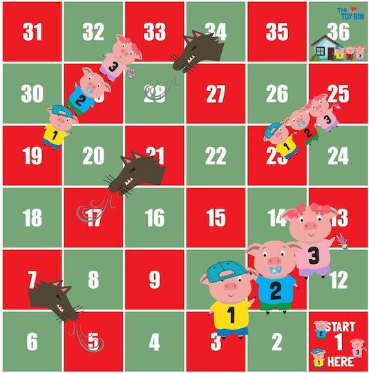 Επιτραπέζιο Παιχνίδι The Little Pigs The Toy Bin