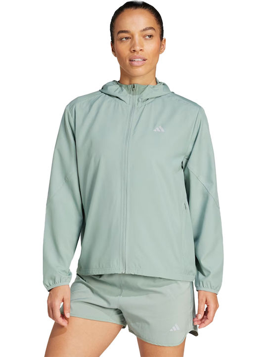 Run It Jacket Γυναικεία Ζακέτα Πρασινο
