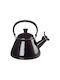 Le Creuset Kettle Stainless Steel Black 1600ml