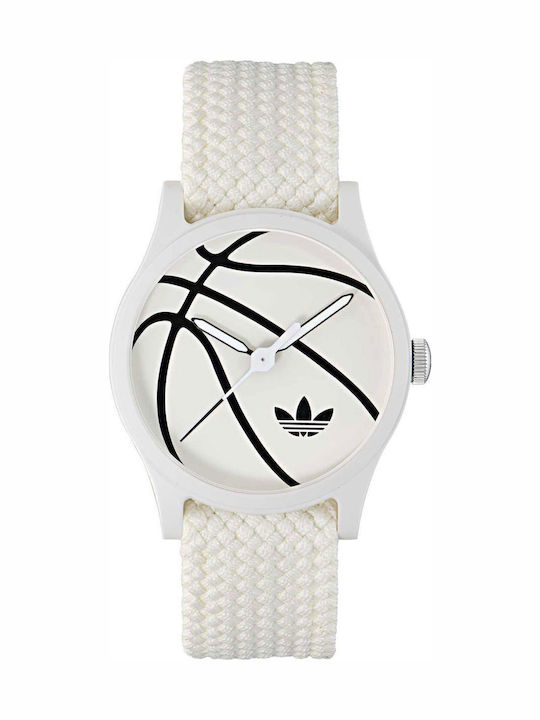 adidas One Γυναικείο Ρολόι Μπαταρίας με Λευκό Υ...
