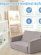 Kids Sofa Grey 77x43x40cm