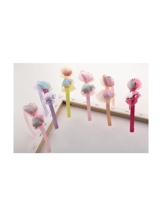 Azure Multicolour Kids Headband with Bow