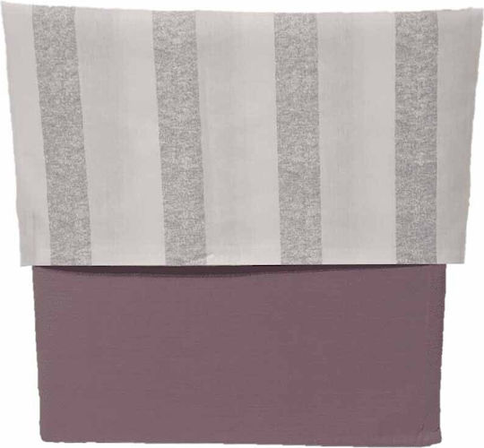 Ariete Set Cearșafuri Single 160x260cm. Lilac/white-grey 3buc