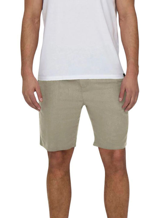 Only & Sons Ανδρική Βερμούδα Chino Chinchilla