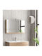 Karag Bathroom Mirror 90x13cm White