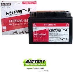 Hyper-X Мотоциклетна батерия YTZ10S-BS 150Спецификация с капацитет 8.6Ах