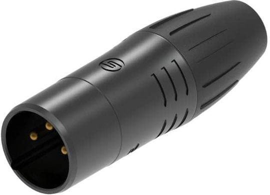 Seetronic Scwm3b Βύσμα Xlr 3pin Αρσενικό Επίχρυσες Επαφές Ip65 Μαύρο Βύσμα Xlr 3pin Θηλυκό Επίχρυσες Επαφές