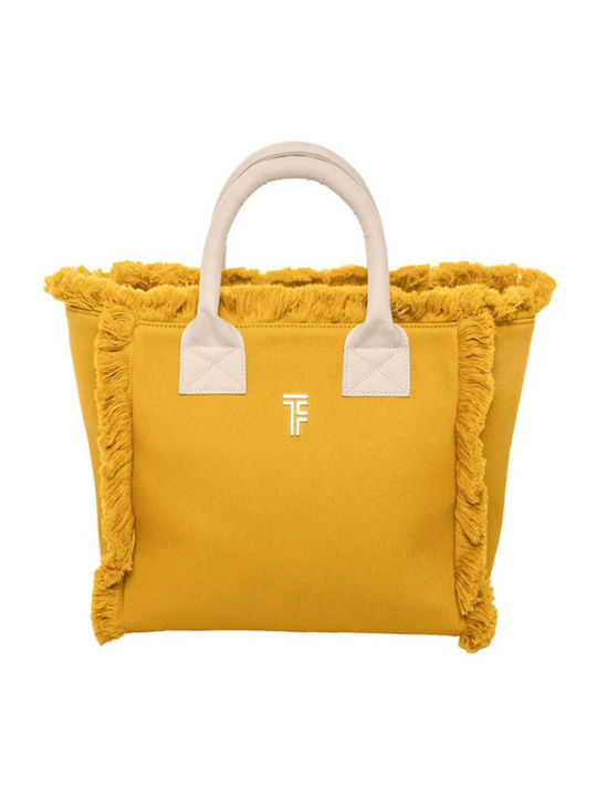 Feel & Touch Caribbean Stoff Strandtasche Gelbe