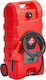 Vevor Fuel Caddy Portable Fuel Tank 15 Gallons Gravity Manual Pump Functions