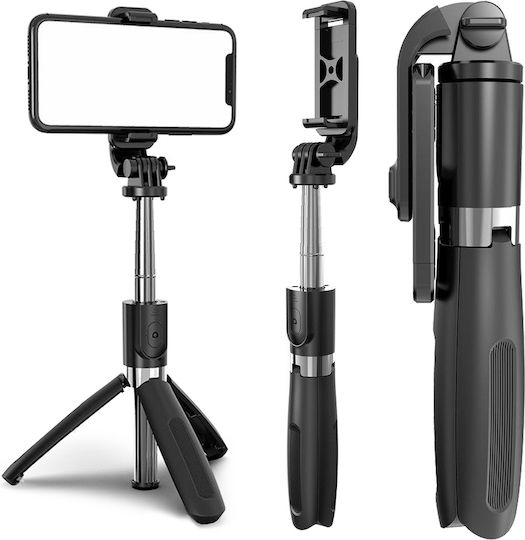 Verk Group Selfie-Stick Handy-Stative Bluetooth Schwarz