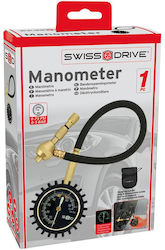Swiss Drive Αναλογικός Μετρητής Πίεσης Ελαστικών 0-75 Psi 0-5 Bar