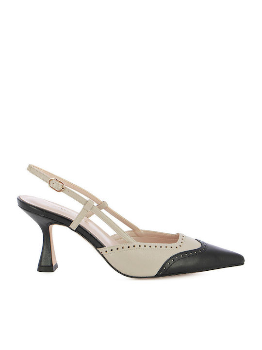 Fratelli Petridi Leather Black Medium Heels