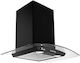 Tornado Eva Chimney Vent Hood 60cm Black