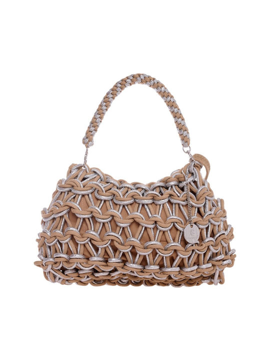 Bag to Bag Straw Straw Women's Bag Shoulder Khaki