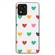 Sonique Heart Serie Hülle Vivo Y01 4G Weiß 02