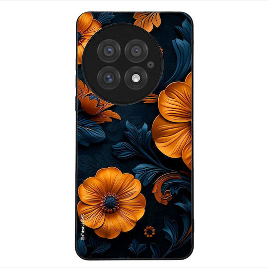 Husă Sonique Seria 3D Flori pentru OnePlus 13 5G Portocaliu 01