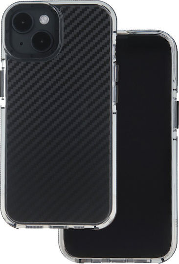 TelForceOne Acrylic Carbon Back Cover Σιλικόνης Μαύρο (iPhone 17e / 16e)