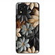 Sonique 3D-Blumenserie Hülle für Vivo Y01 4G Grau